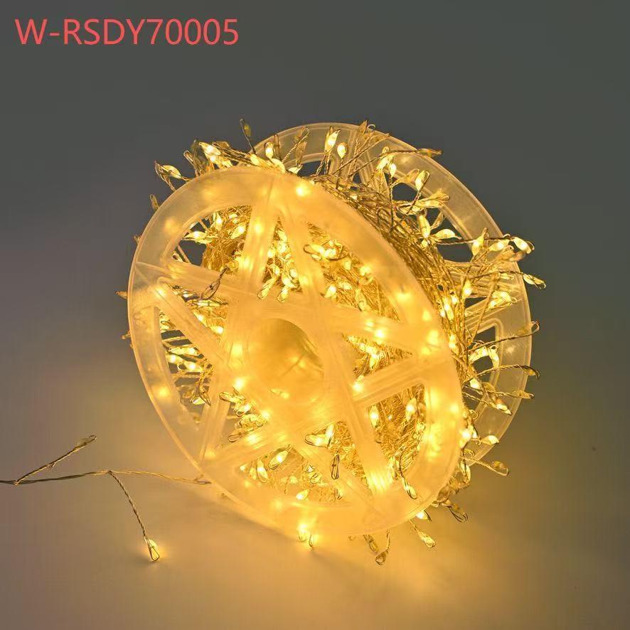 Foto original de la serie navideña de luz cálida en carrete W-RSDY70005