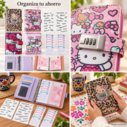 Agenda organizadora de ahorro con cierre de combinación
