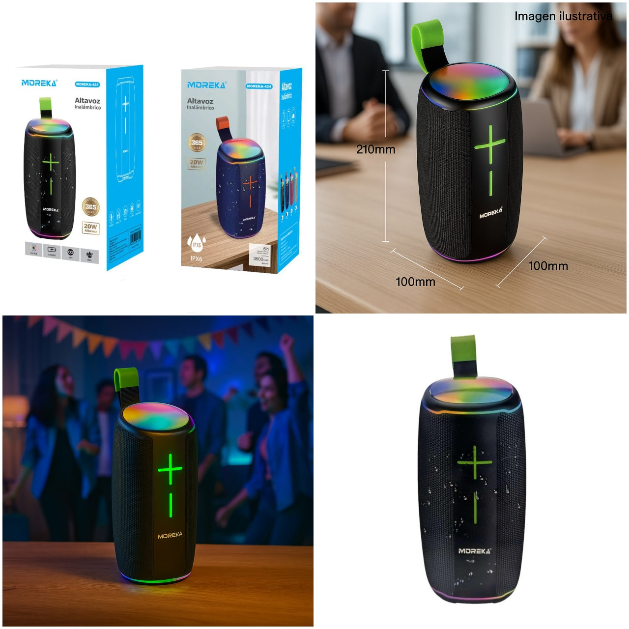 Bocina Moreka Bluetooth 424