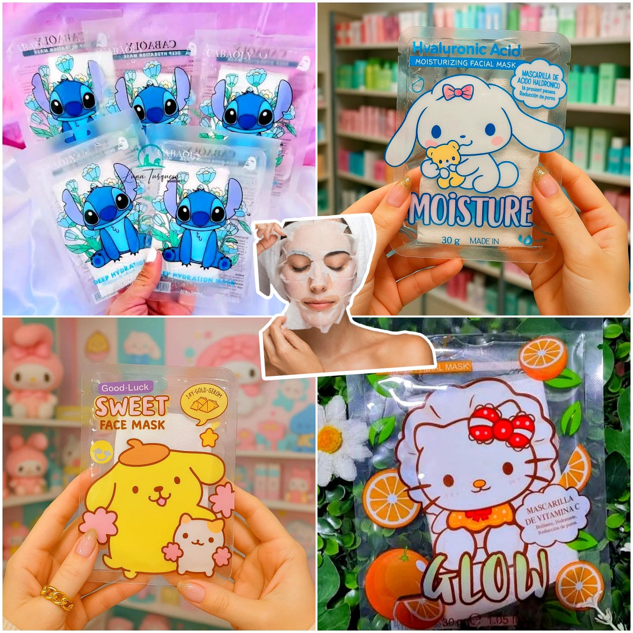 10 MASCARILLAS PERSONAJE