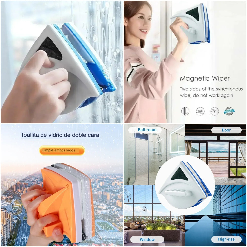 LIMPIA VIDRIOS DOBLE MAGNETICO