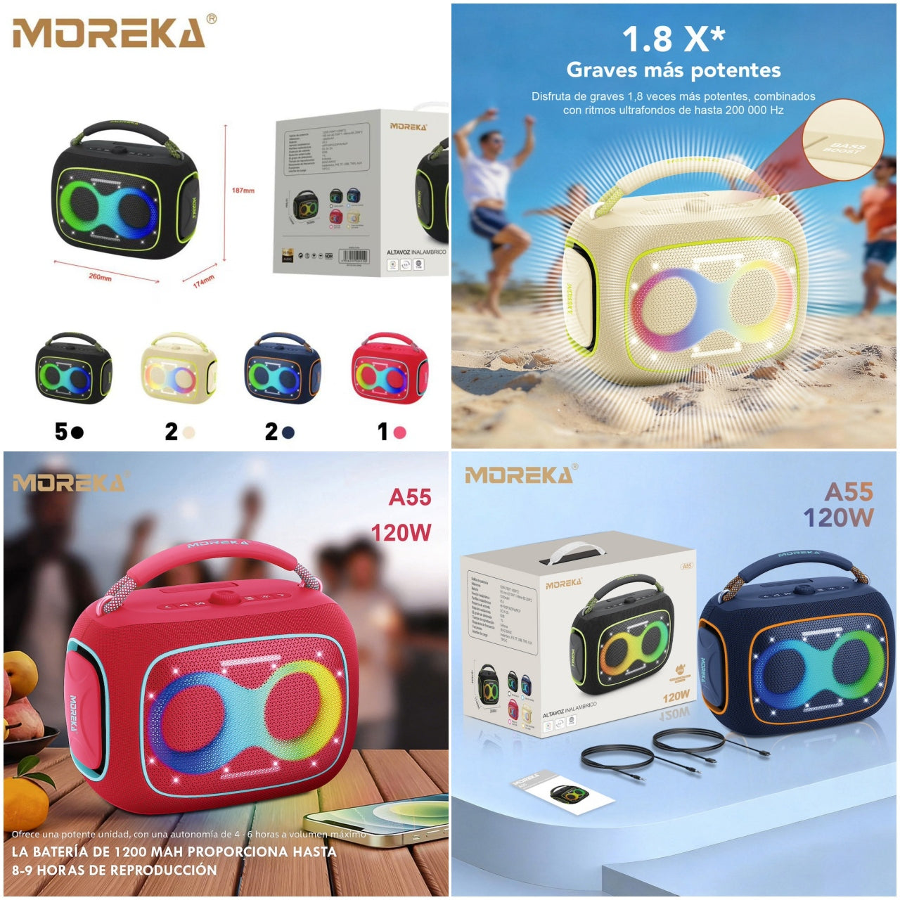 BOCINA MOREKA A55 120W