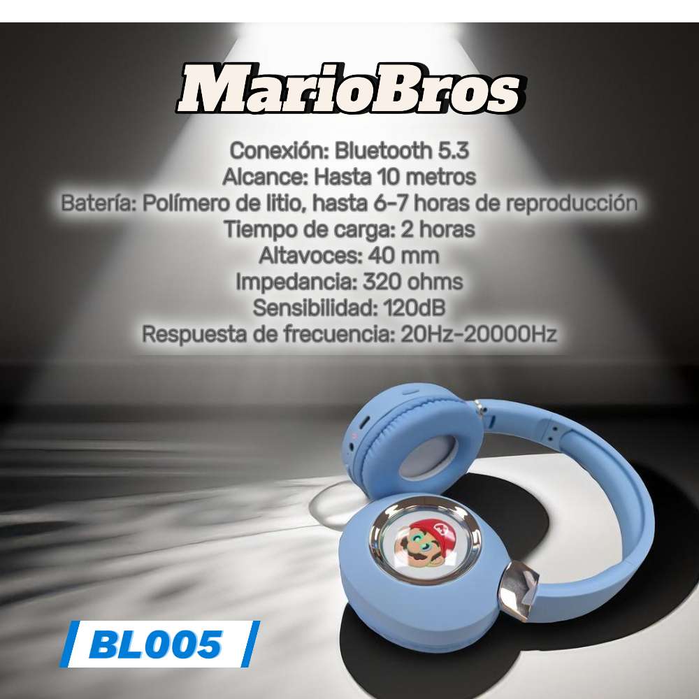 AUDIFONO INALAMBRICO PERSONAJES  BL005