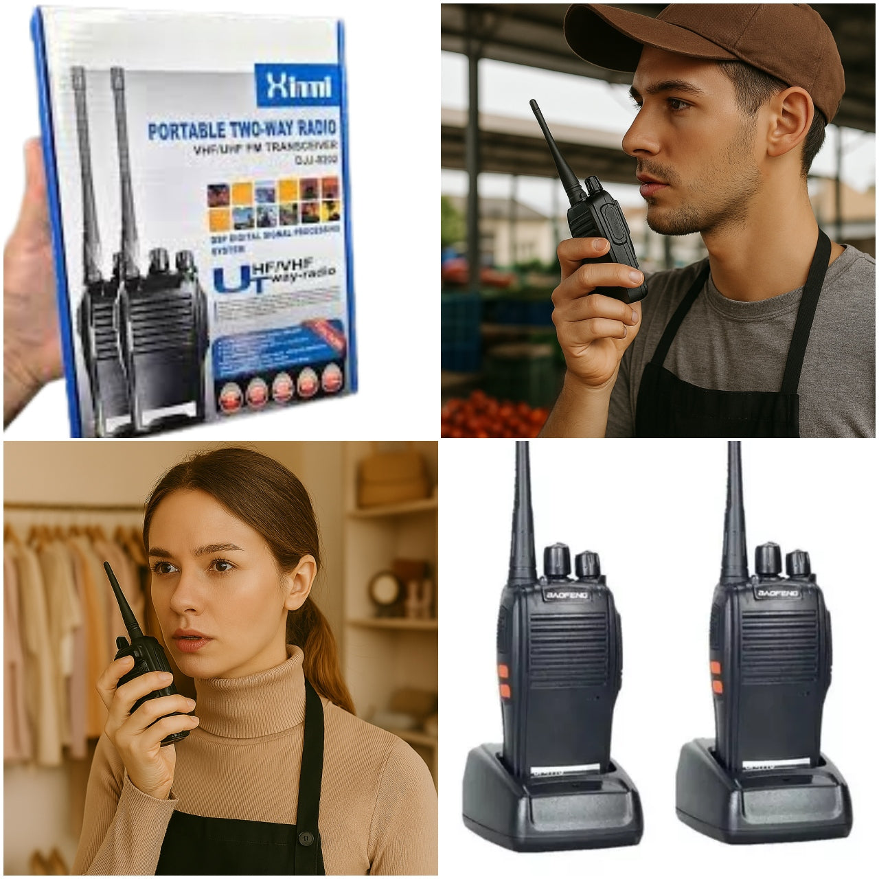 SET DE 2 RADIOS WALKIE TALKIE