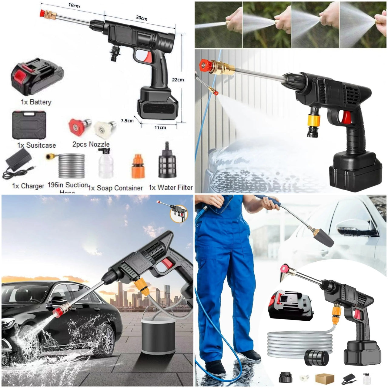 HIDROLAVADORA KARCHER DE MALETÍN 1 pila