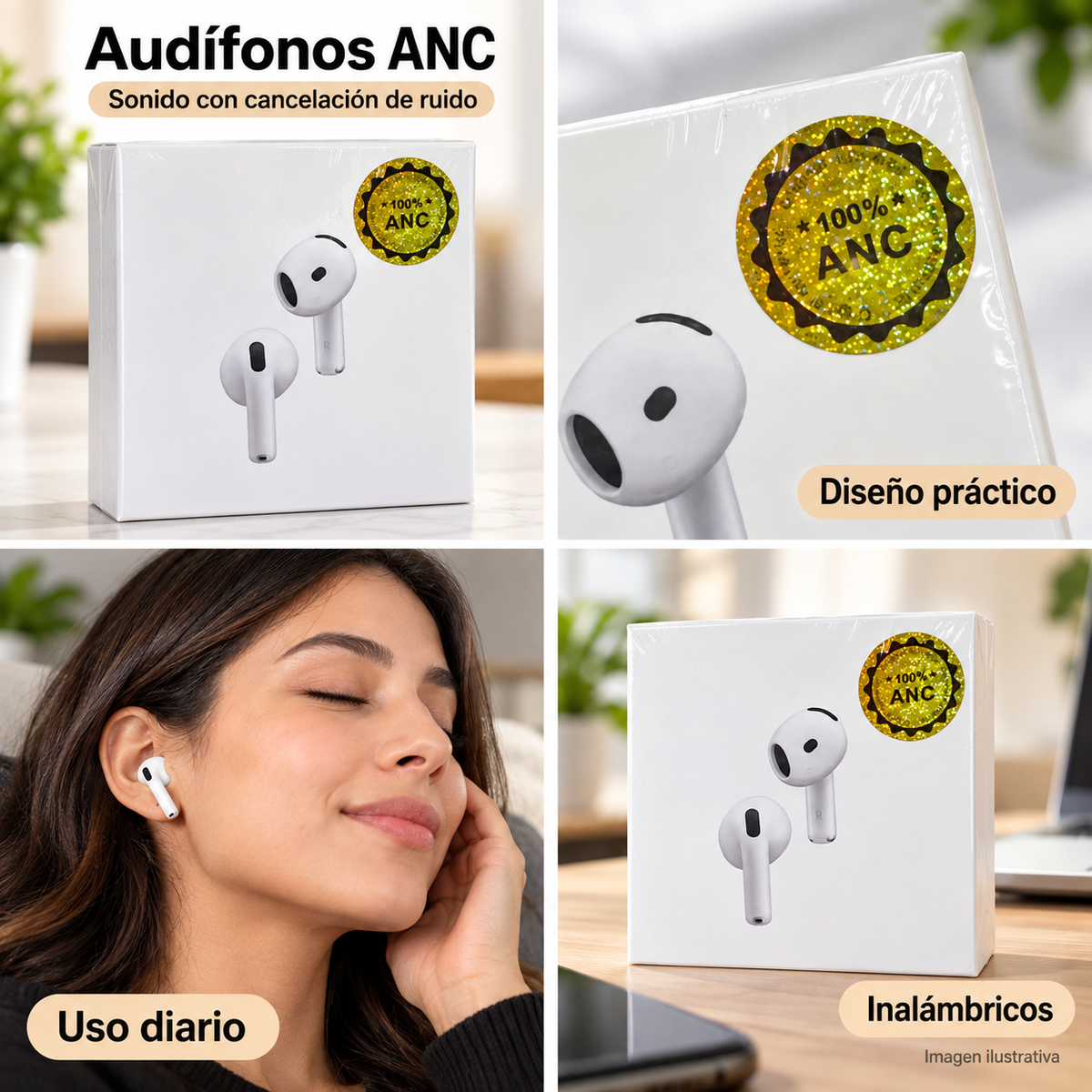 Audífonos inalámbricos ANC - imagen promocional