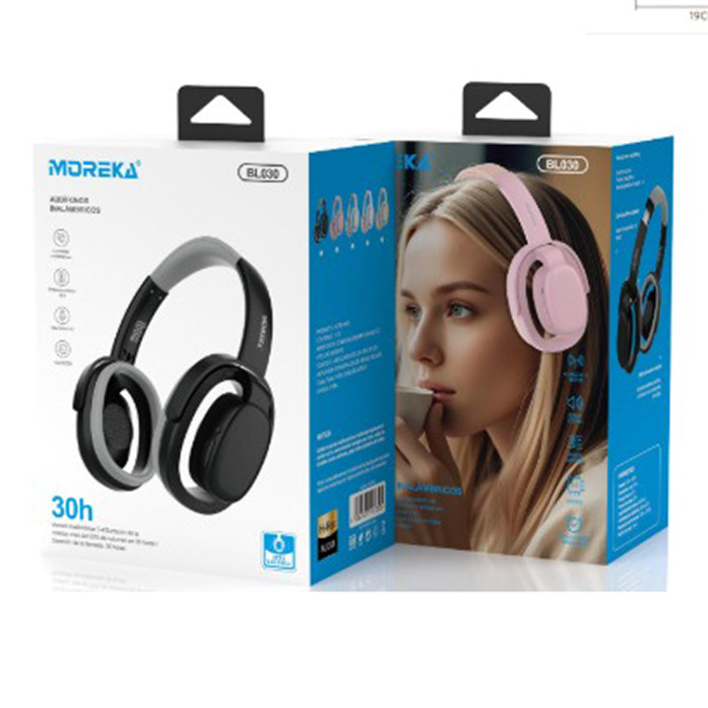 AUDÍFONO DIADEMA DEPORTIVO BL030 MOREKA