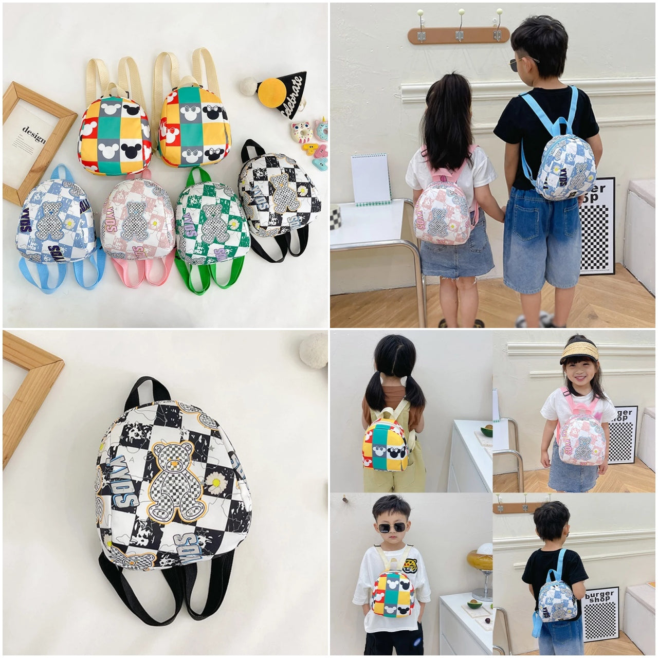 Mini mochila oso