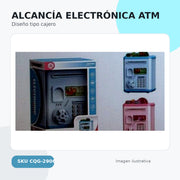 Alcancía electrónica ATM CQG-2906 presentación comercial