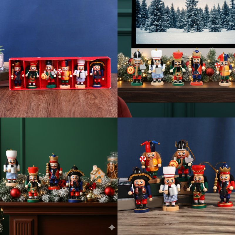 Set 6 pzs cascanueces 2036