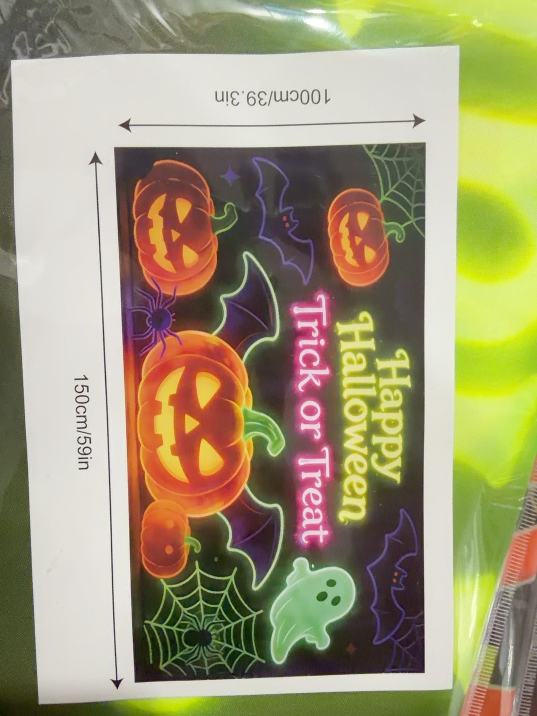 Tapiz Halloween diseño Trick or Treat