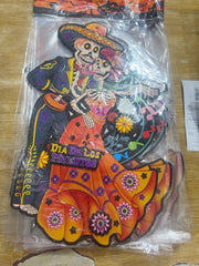 Adorno de pared Día de Muertos modelo pareja
