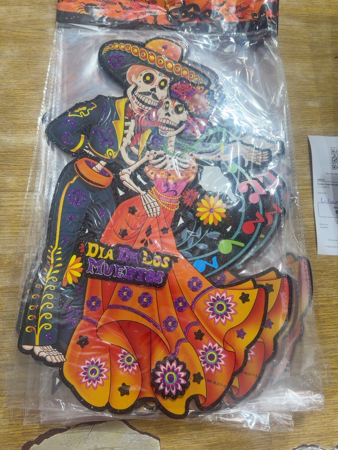 Adorno de pared Día de Muertos modelo pareja
