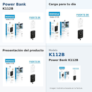 POWER BANK MOREKA K112B - imagen principal