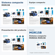 SISTEMA COMPACTO MOREKA MOR15B - imagen principal