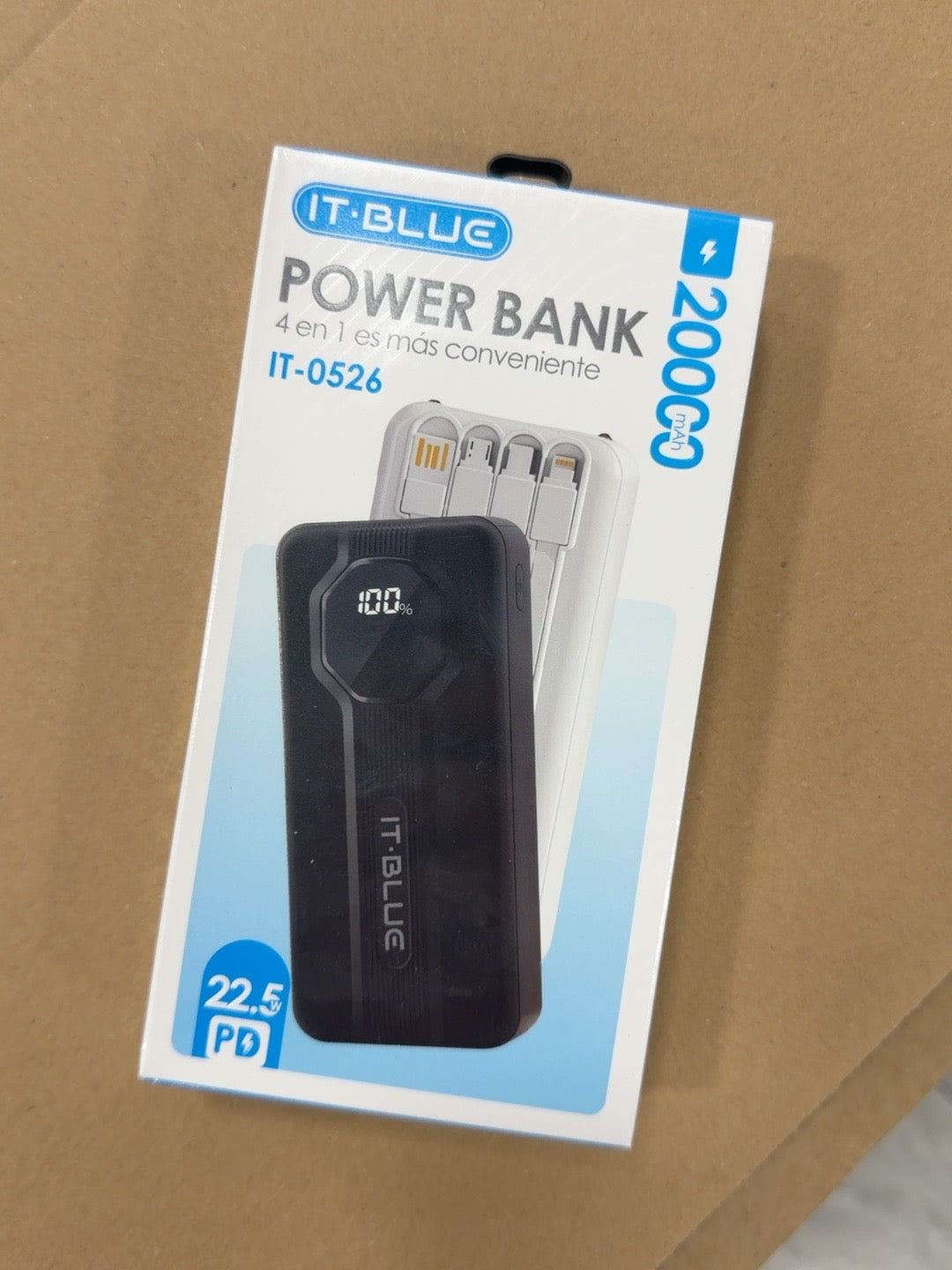 Power Bank IT-BLUE IT-0526 frente