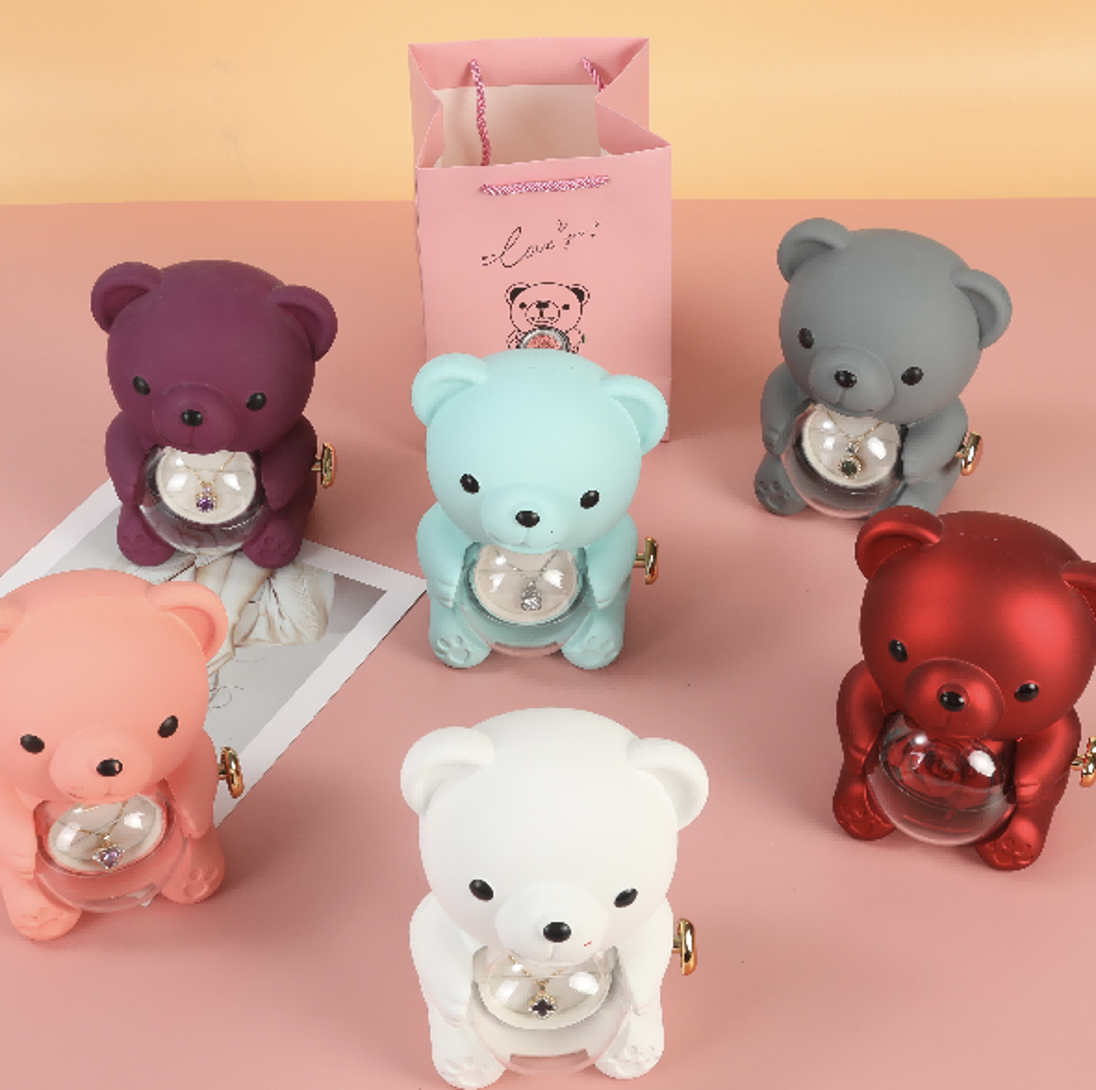 OSO FLOR CON PORTA DIJE