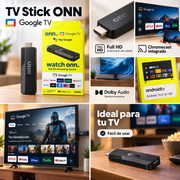 ONN TV Stick Google TV - imagen promocional