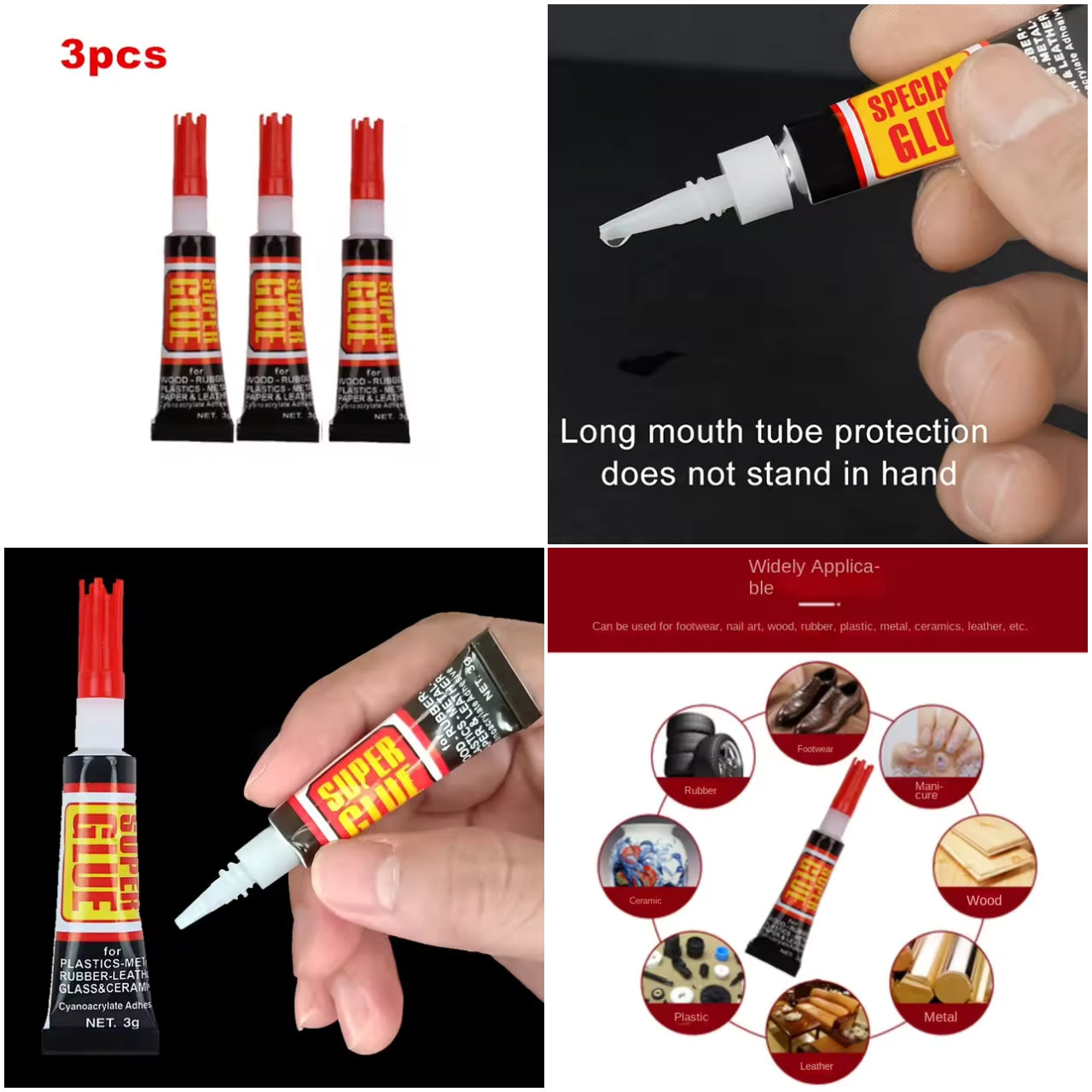 SUPER PEGAMENTO/ set de 3 pzs