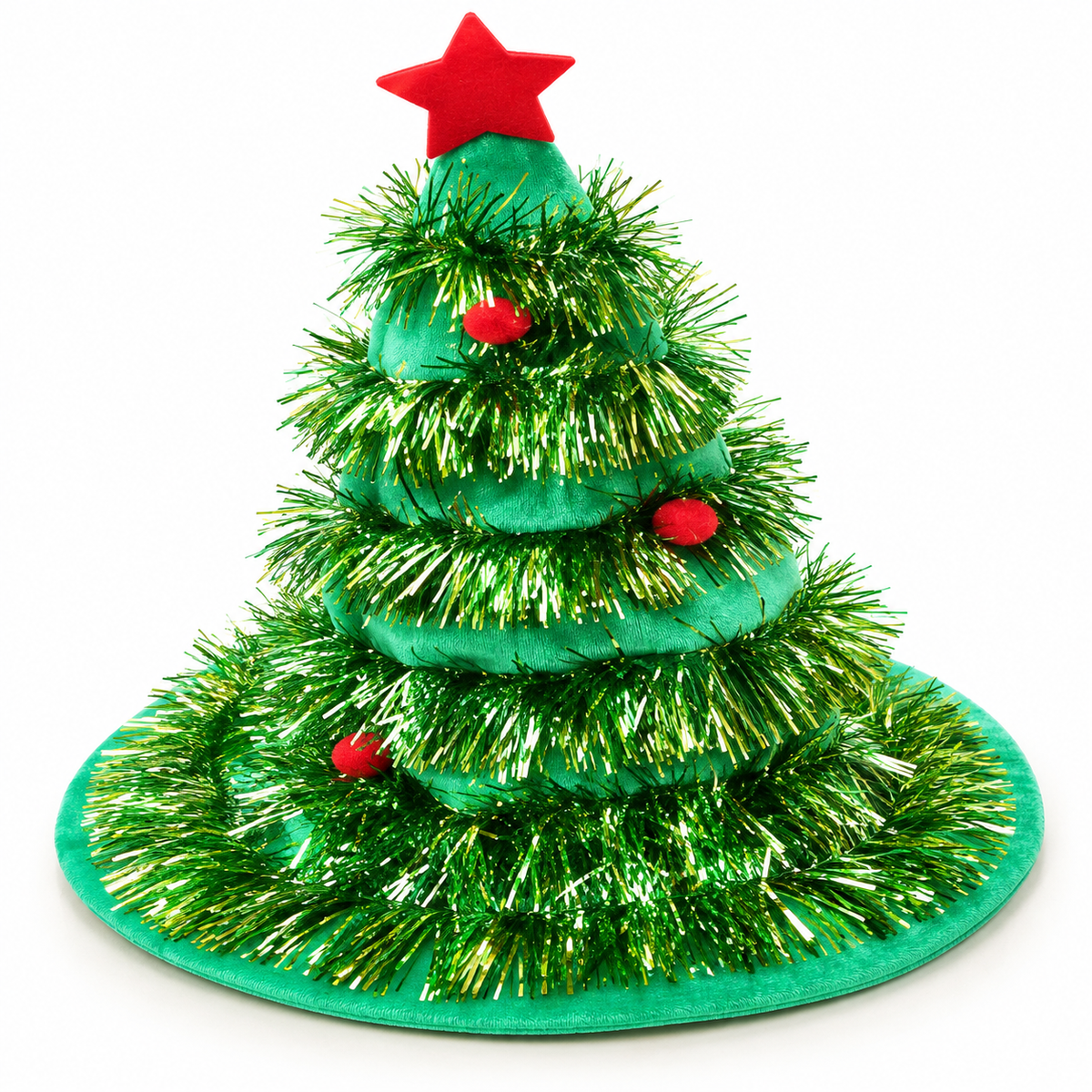 Sombrero navideño verde tipo árbol | SD-2072