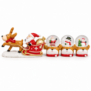Set navideño de Santa y reno con esferas | SD-5350