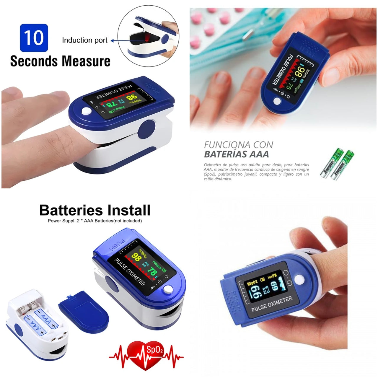 OXIMETRO PULSE LK87