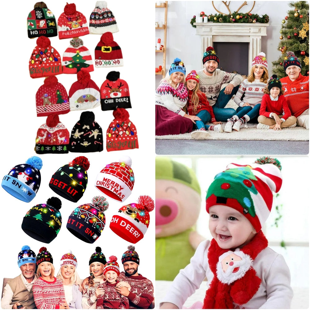 GORRO NAVIDEÑO LUZ - RMZ2599